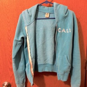 Hollister CALI soft zip-up hoodie